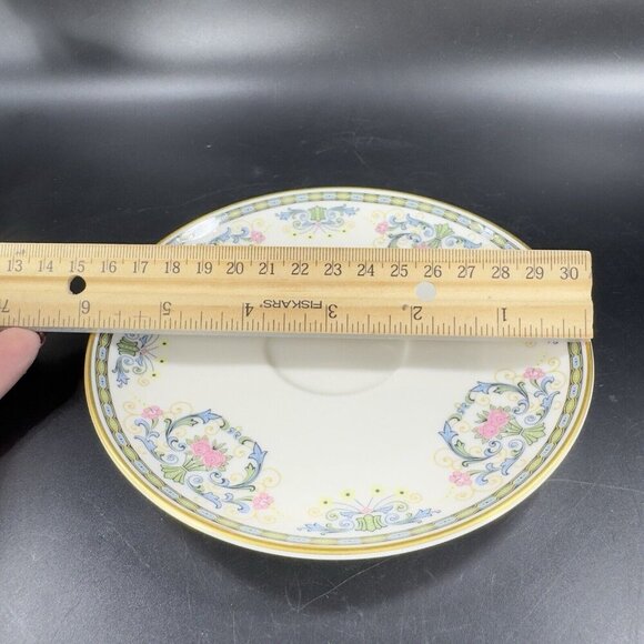 Vintage 1970s PICKARD China NAVARRE Pattern CUP And Saucer Set 2 Made in USA - Picture 3 of 15